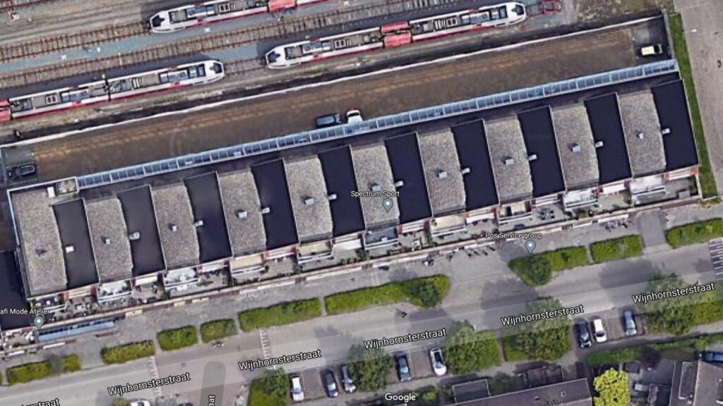Wijnhornsterstraat GoogleMaps Satelliet